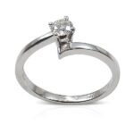 Diamond engagement ring 012 prong setting