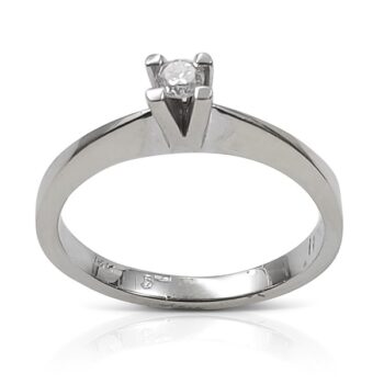 Diamond engagement ring 012 prong setting