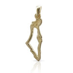 map of israel gold pendant (1)