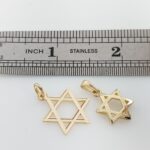 plain gold star of david