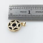 magen david over black onyx
