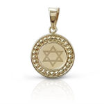 Star of David in a gold circle (1)