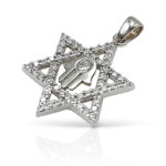 Star of David pendant with Hamsa