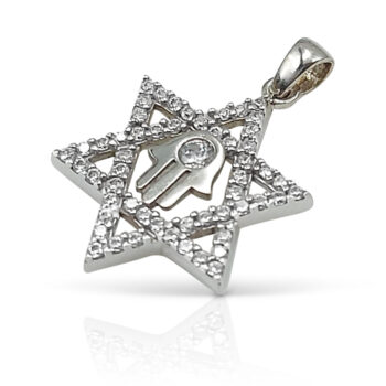 Star of David pendant with Hamsa
