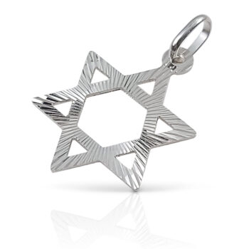 Luxurious gold Star of David pendant