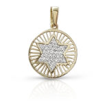 gold pendant star of david (2)