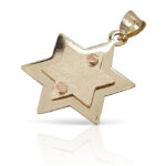 Gold Star of David pendant