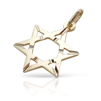 14 karat gold Star of David pendant