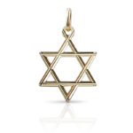 plain gold star of david