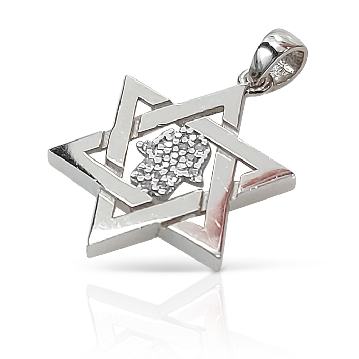 star of david with Hamsa