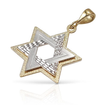 Two-layer Star of David pendant