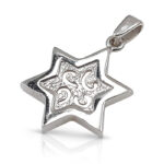 Star of David pendant designed on two levels