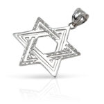 Star of David pendant in artistic design
